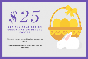 easter coupon - seasonal promotion example