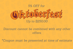 Oktoberfest coupon - seasonal promotion example