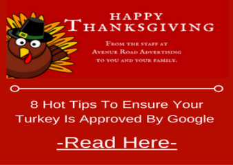 8 Hot Tips to Ensure your Turkey is Approved by Google