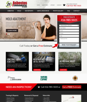 Asbestos Environmental-web design